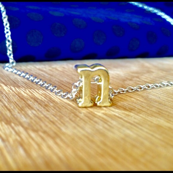 CUSTOM lowercase INITIALS NECKLACE - Picture 4 of 8